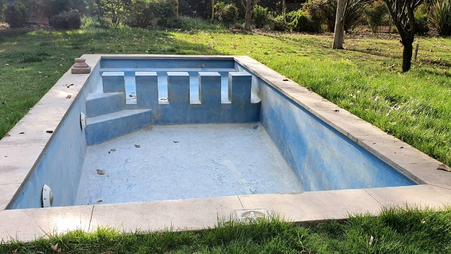 Piscina pintada